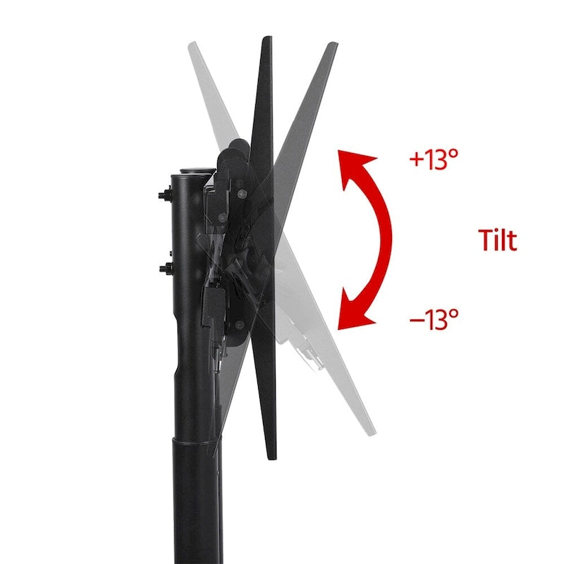 Yaheetech Rolling TV Cart Stand for 32 to 75 Inch LCD Flat Panels
