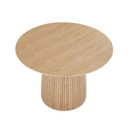 Round Dining Table Modern Wood Kitchen Table