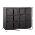 Melody 37 Wide Sideboard, Black