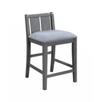 Graham 36 3-Piece Finish Small Space Counter Height Dining Table with Shelves and 2 Chairs