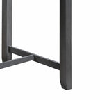 Graham 36 3-Piece Finish Small Space Counter Height Dining Table with Shelves and 2 Chairs