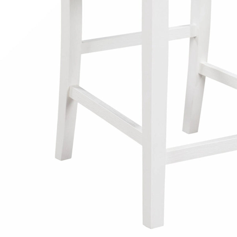 Graham 36 3-Piece Finish Small Space Counter Height Dining Table with Shelves and 2 Chairs
