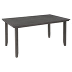 5-piece Farmhouse Dining Set Rectangular Table Chair