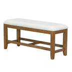 Farmhouse 6 PCS Extending Dining Table Set for 6 with Shelf Base