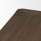 Teva Dark Brown Wood Rectangular 72 Dining Table - 72.0L x 39.0W x 30.0H