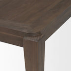 Teva Dark Brown Wood Rectangular 72 Dining Table - 72.0L x 39.0W x 30.0H