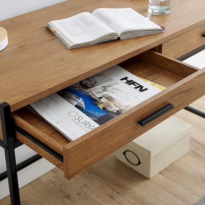 Caffoz Home Office 2-drawer Writing Desk