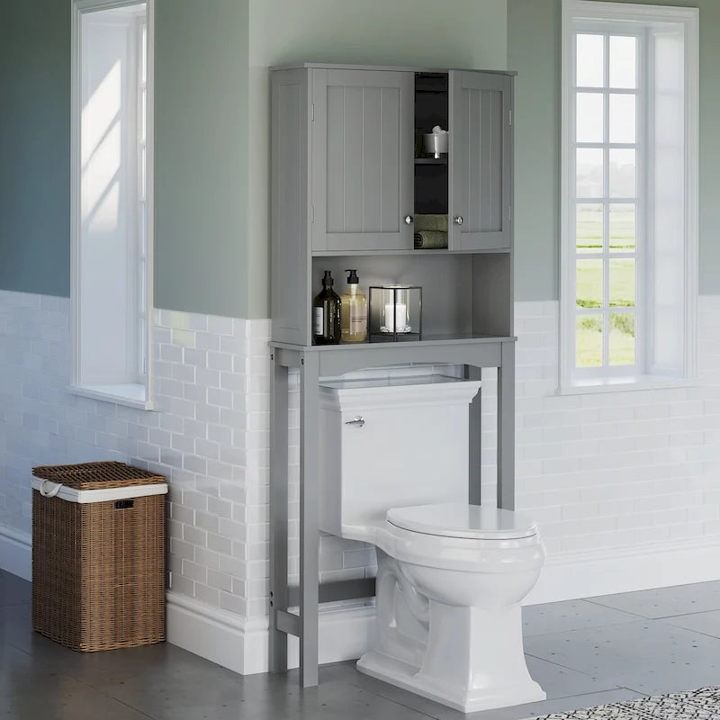 Ashland Over the Toilet Bathroom Spacesaver Wall Medicine Storage Cabinet with Adjustable Shelf