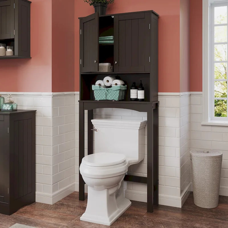 Ashland Over the Toilet Bathroom Spacesaver Wall Medicine Storage Cabinet with Adjustable Shelf