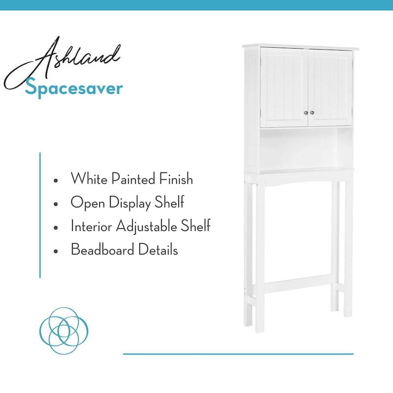 Ashland Over the Toilet Bathroom Spacesaver Wall Medicine Storage Cabinet with Adjustable Shelf