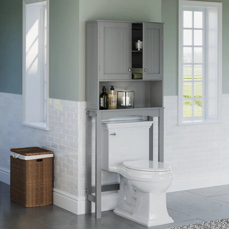 Ashland Over the Toilet Bathroom Spacesaver Wall Medicine Storage Cabinet with Adjustable Shelf