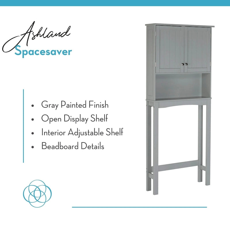 Ashland Over the Toilet Bathroom Spacesaver Wall Medicine Storage Cabinet with Adjustable Shelf