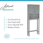 Ashland Over the Toilet Bathroom Spacesaver Wall Medicine Storage Cabinet with Adjustable Shelf