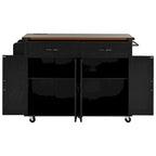 53.5Farmhouse Kitchen Island with Power Outlet
