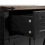 53.5Farmhouse Kitchen Island with Power Outlet