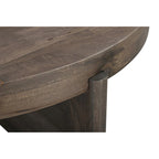 Round Solid Wood Coffee Table