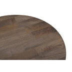 Round Solid Wood Coffee Table