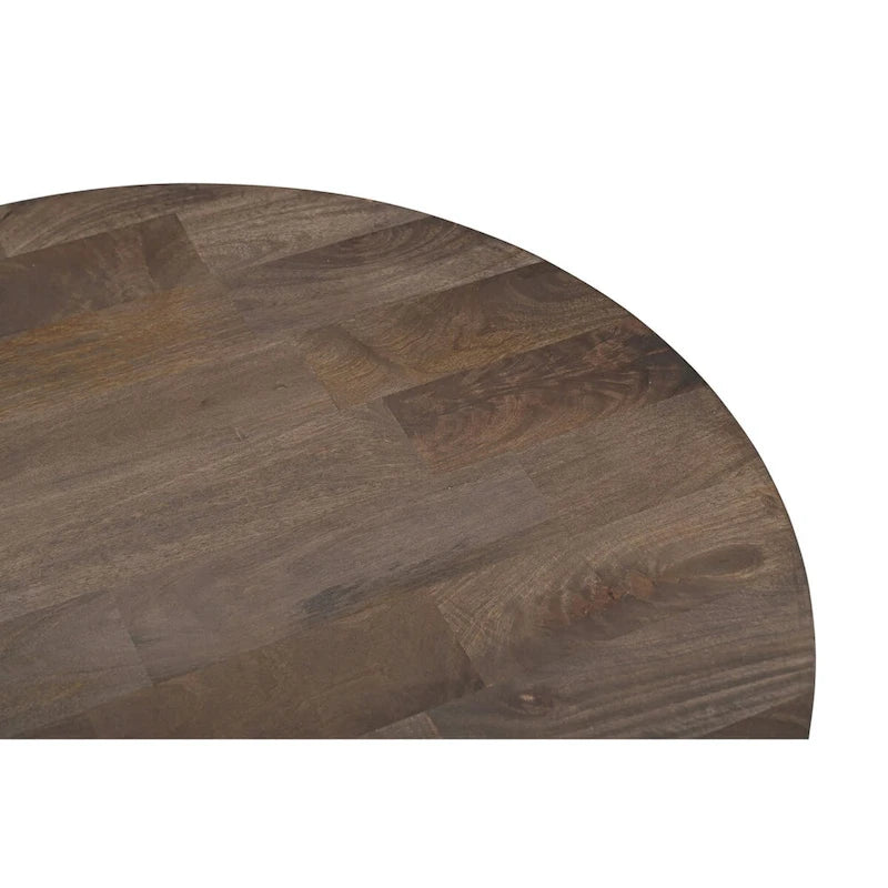 Round Solid Wood Coffee Table