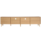 Rattan TV Stand for TVs up to 85