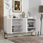 47.2 Modern 4 Door Buffet with Metal Base