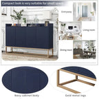47.2 Modern 4 Door Buffet with Metal Base