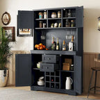 Coffee Bar Cabinet Kitchen Cabinet with Storage,Wine Cabinet with Drawers shelves and cabinets,Buffet Wine & Glass Racks