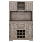 Coffee Bar Cabinet Kitchen Cabinet with Storage,Wine Cabinet with Drawers shelves and cabinets,Buffet Wine & Glass Racks