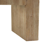 Wood Storage Cabinet 2 Door and 3 Drawer Sideboard with Natural Wood Grains - Brown - Roche River Decor