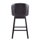 Moore Modern Rubberwood Swivel 33.25-Inch Barstool (set of 2)