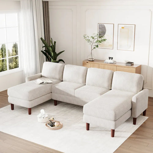103W U-shaped Cushion Combination Sofa,