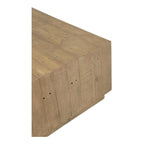 Square Wooden Coffee Table, Brown - 31.5 X 31.5 X 16