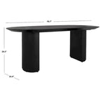 Couture Svenja Wood Dining Table - 79 In W x 35 In D x 29.5 In H - 79Wx35Dx30H